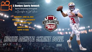 2024 North Dakota Shrine Bowl 9Man 62224 [upl. by Airdua183]