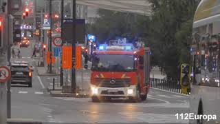 Brandweer Brussel met spoed naar verschillende interventies [upl. by Gibrian164]