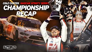 Stone Cole Champion 2023 Xfinity Series Championship Recap  Cole Custer  StewartHaas Racing [upl. by Soutor]