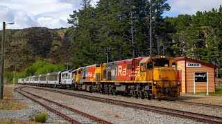 KiwiRail on the Midland Line  Spring 2023 4K [upl. by Rai]