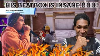 codfish beatboxing on fortnite reaction [upl. by Ferrick930]