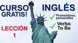 EL MEJOR CURSO DE INGLES GRATIS  Lección 1 [upl. by Aniretake]