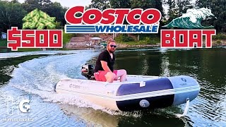 500 Costco Boat Unboxing amp Setup [upl. by Atnwahsal]