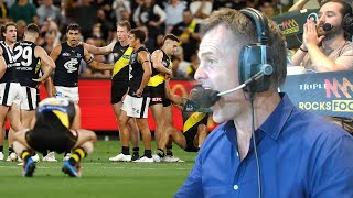 Our Call Of The Final Two Minutes Of The Tigers And Blues Draw At The MCG  Triple M Footy [upl. by Shanney]