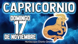 😭RECUPERAS TODO LO QUE ALGUIEN TE QUITO🛐 capricornio ♑ Horóscopo diario 17 DE NOVIEMBRE 2024 🔮 new [upl. by Eilyr]