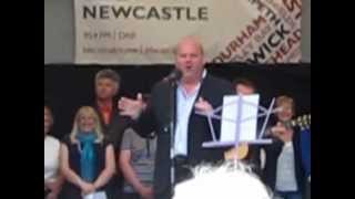 Graeme Danby sings Blaydon Races for 150th anniversary [upl. by Haines]