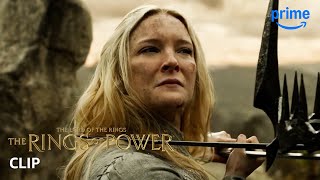 Galadriel Battles Sauron  The Lord of The Rings The Rings of Power  Prime Video [upl. by Eniretak696]