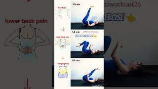 Loss of lordosis  Exercise for back pain lordosis shorts ytshort weightloss absworkout26 [upl. by Euqinoj]