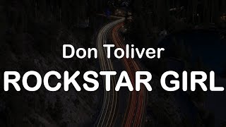 Don Toliver  ROCKSTAR GIRL Clean Lyrics [upl. by Hailed100]