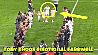 🥹EMOTIONAL Toni Kroos receives guard of honour in his final league game [upl. by Herrod]