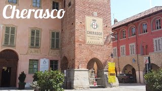 Cherasco Italy  Walking tour [upl. by Einahpehs]