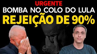 BOMBA no colo do LULA  Pesquisa mostra 90 de rejeição ao governo do ladrão [upl. by Sineray320]