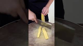 Perfect Sweet Corn Cutting trick  Chinese Style  shorts vairalvideo chefsufiyan [upl. by Auburta]