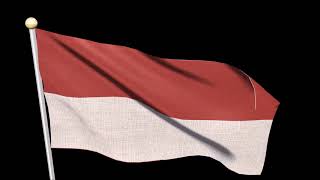 Indonesian Patriotic Song  Berkibarlah Benderaku [upl. by Alyakam]