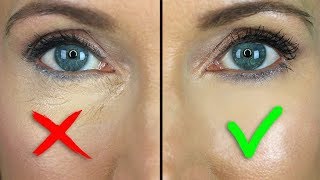 How to STOP Under Eye Concealer Creasing Mature Skin [upl. by Idas]