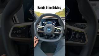 HandsFree Driving with the BMW iX  Highway Assistant [upl. by Itraa]