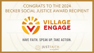 Village Engage 2024 Becker Social Justice Award Recipient • Highlight [upl. by Jeri861]