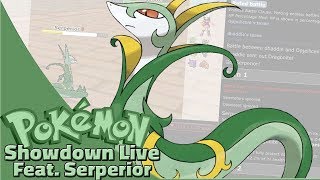 Serperior Team Pokemon Sun and Moon OU Showdown Live WOPJellicent Smogon SunMoon OU Team [upl. by Anastas]