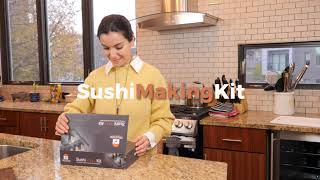 Sushi Making Kit for Beginners video Tutorial [upl. by Sacrod]