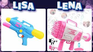 Lisa or Lena  house bedroom toys gifts lisaorlena [upl. by Anatlus582]