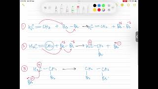 Electrophilic Addition Reaction and Nucleophilic substitution reaction SN2 [upl. by Shelagh]