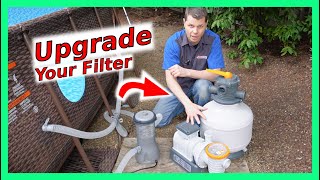 Sand Filter for above ground pool Bestway [upl. by Orvan344]