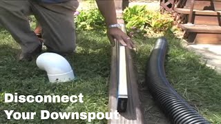 Why You Should Disconnect Your Downspout [upl. by Aronle]