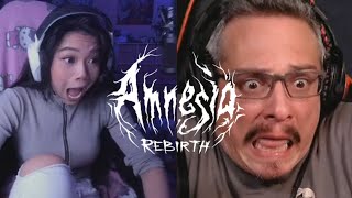 Amnesia Rebirth  Jumpscares 😱👀 [upl. by Llerad]