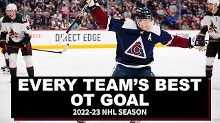 Best OT Goal From Every Team  20222023 NHL Season [upl. by Anaert]