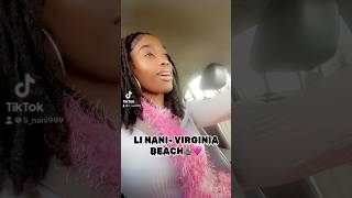 LI NANI VIRGINIA BEACH unreleased song clip 🎙️🩷 linani singersongwriter vibe influencer [upl. by Curtis]