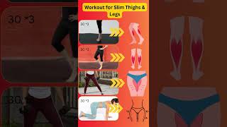 workout for slim thighs and legs shorts slimbodyworkout slimlegs thighworkout thighfatloss [upl. by Hamirak805]