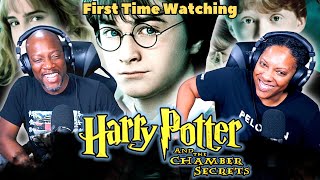 Our First Time Watching Harry Potter and the Chamber of Secrets [upl. by Tenner961]