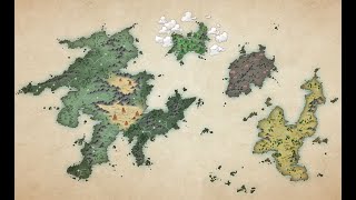 RPG fantasy map drawing timelapse Very cool Wonderdraft [upl. by Banwell]