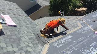 CALIFORNIA CUT VALLEY INSTALLATION TRICK  ROOFER TRAINING [upl. by Nytram992]