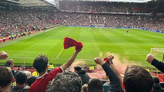 Liverpool Fans Sing Allez Allez Allez At Half Time At Old Trafford  Man United 43 Liverpool [upl. by My]