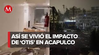 Impactantes imágenes de los estragos del huracán Otis en Guerrero [upl. by Rosol]