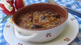 Receta Gatimi Shqiptare  FERGESE ME MELCI [upl. by Reifel396]