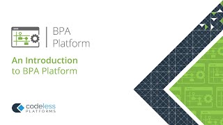 BPA Platform  Learn about Business Process Automation Tools from Codeless Platforms [upl. by Mariken483]