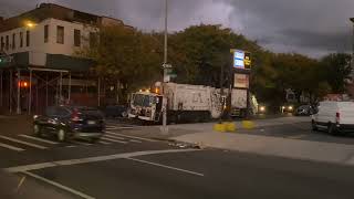 Department Of Sanitation New York City Garbage Trucks Mack LR [upl. by Gherlein]