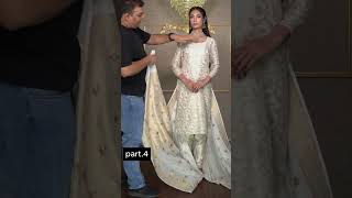 How To drape saree as Hyderabadi Dupatta I Shoaib Khan I Different way of draping Saree [upl. by Ahseei]