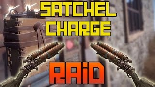 Double Barrel and Satchel Charge Raid  Rust [upl. by Ariadne47]