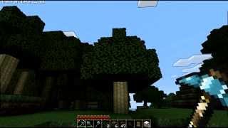 Minecraft GLSL shaders  CelShading and Wavy trees [upl. by Jessika56]