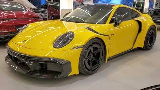 Porsche 911 Turbo S Brabus twin turbo and body kit modifications review  HindiUrdu [upl. by Ahseiyn]