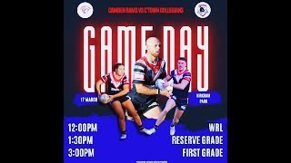 2024 R1 First Grade  Rams v Collegians [upl. by Ahseinod]