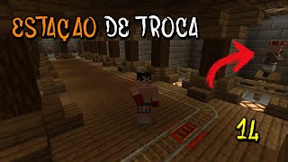 Fiz uma estação de trocas com Villagers  14  Meu mundo de Minecraft [upl. by Gluck]