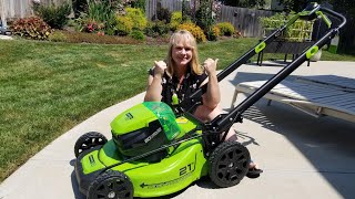 Greenworks Pro Lawn Mower Review [upl. by Yong]