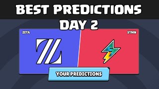 PREDICTION BRAWL STARS CHAMPIONSHIP 2023 DAY 2 [upl. by Aelrac]