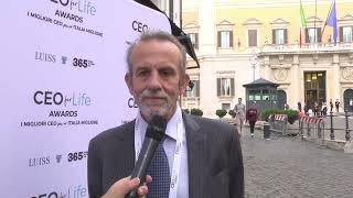 Francesco Minotti Mediocredito Centrale  CEOforLIFE AWARDS 2023  25 OTTOBRE 2023  INTERVISTA [upl. by Ailati655]