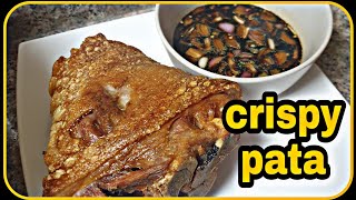 CRISPY PATA RECIPE  TENDER AND JUICY CRISPY PATA [upl. by Ocsic]