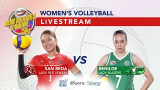 NCAA Season 99  CSB vs San Beda Women’s Volleyball  LIVESTREAM  Replay [upl. by Dercy]